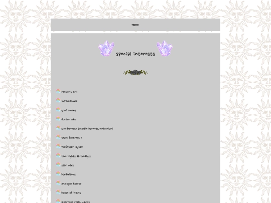 interests screenshot
