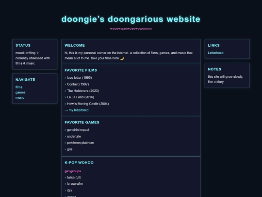 index screenshot