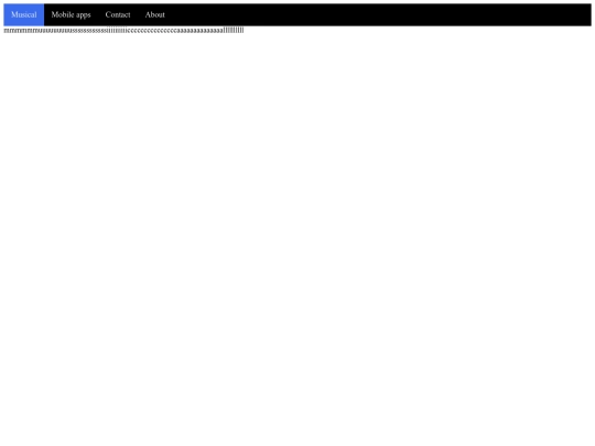 navbar screenshot