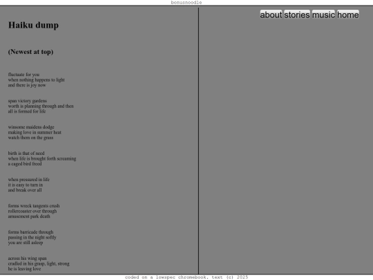 haiku screenshot