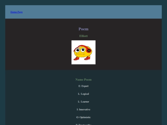 poem screenshot