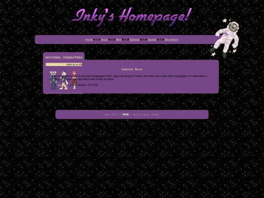blog screenshot