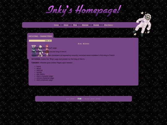 history screenshot