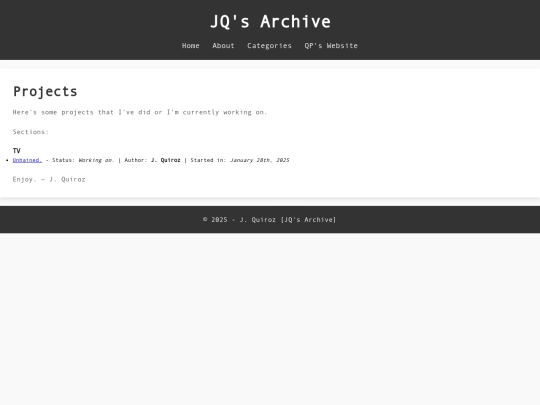 archive/ctgs/projects screenshot