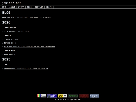 blog screenshot