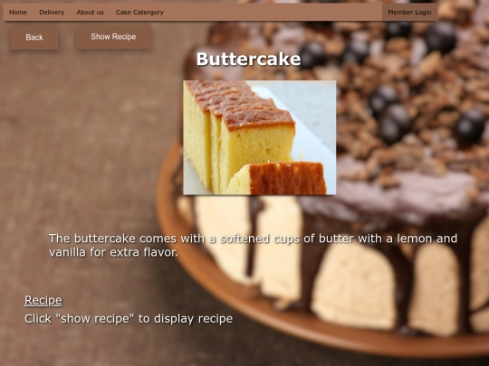 Assingment/cakery-2 screenshot