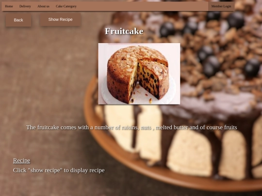 Assingment/cakery-3 screenshot