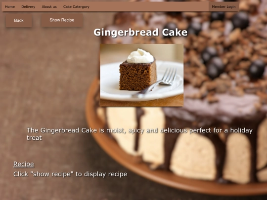 Assingment/cakery-4 screenshot