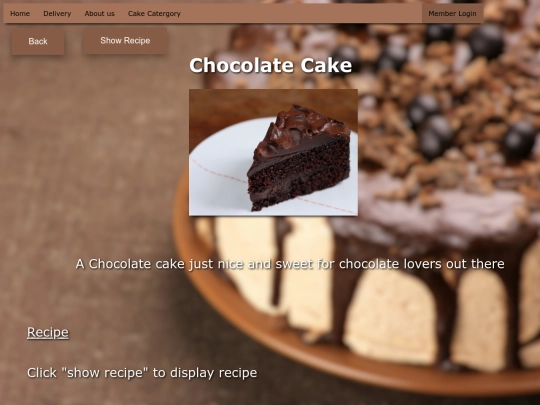 Assingment/cakery-5 screenshot