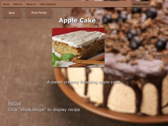 Assingment/cakery-6 screenshot