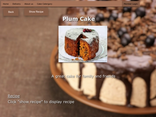 Assingment/cakery-7 screenshot
