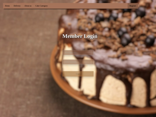 Assingment/cakery-memberlogin screenshot