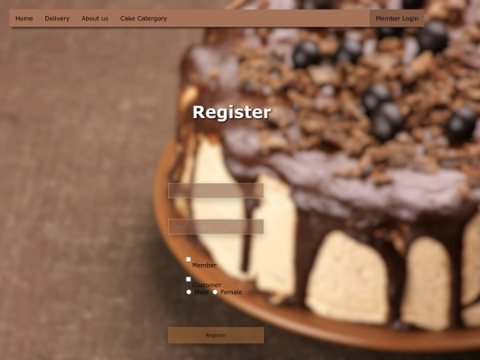 Assingment/cakery-register screenshot