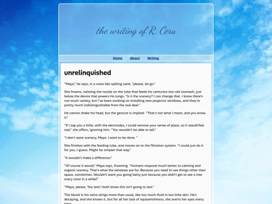 writing/unrelinquished screenshot