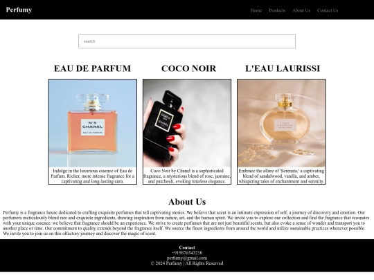 css projects/Perfumy screenshot