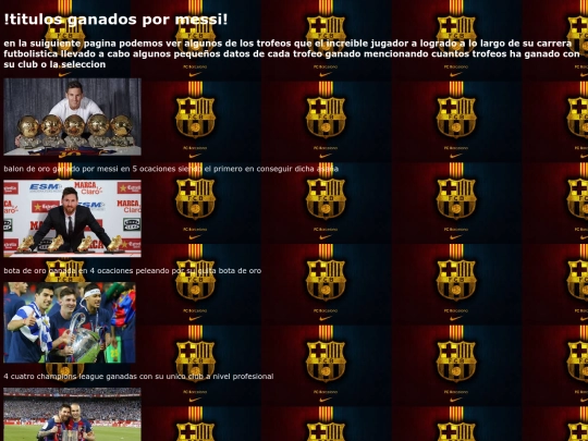 Trofeos screenshot