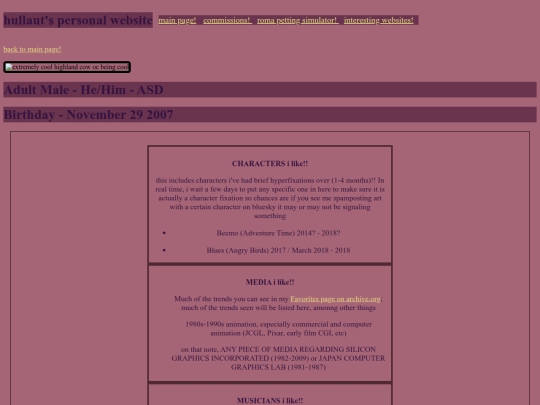 personalpage screenshot