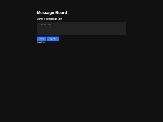 Board screenshot