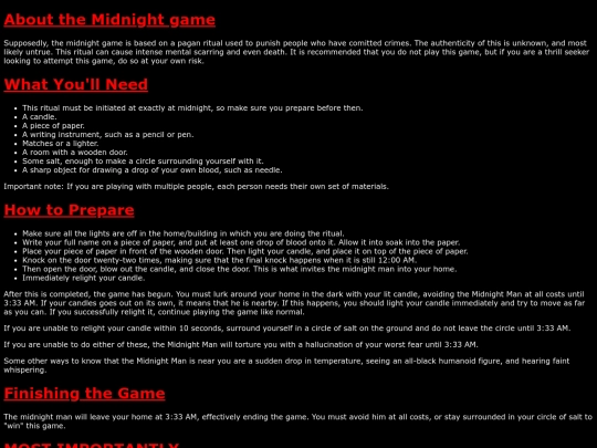 midnightgame screenshot