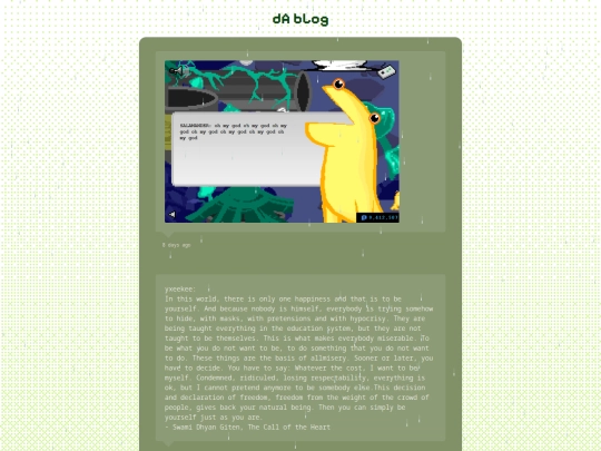 blog screenshot