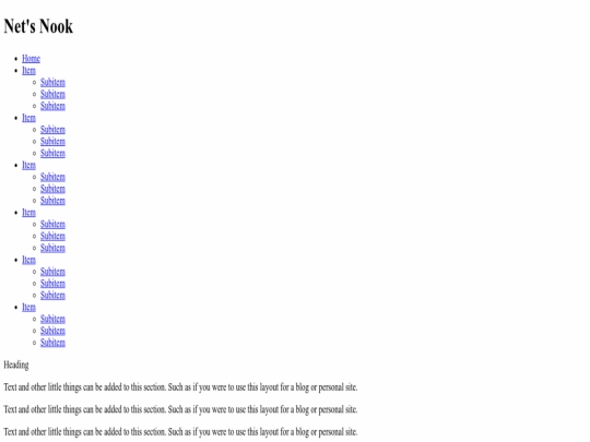 index screenshot