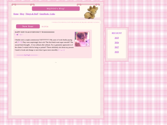 blog screenshot