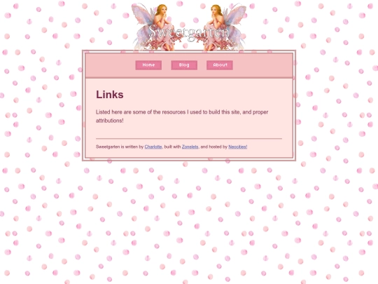 links screenshot