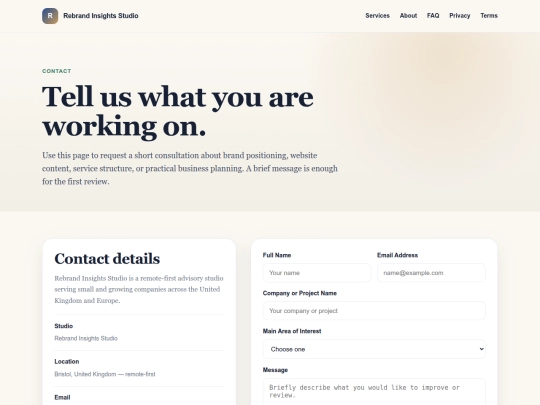 contact screenshot