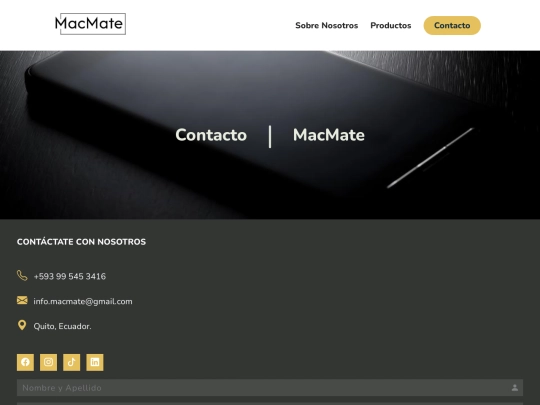 Paginas/Contacto screenshot
