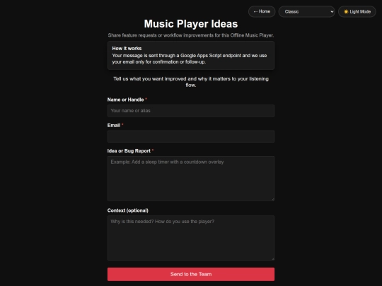 ideas screenshot