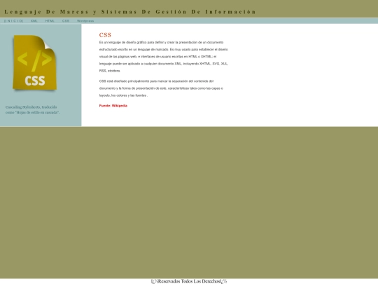 pags/css screenshot