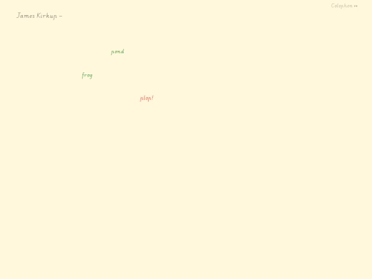 frog/kirkup screenshot