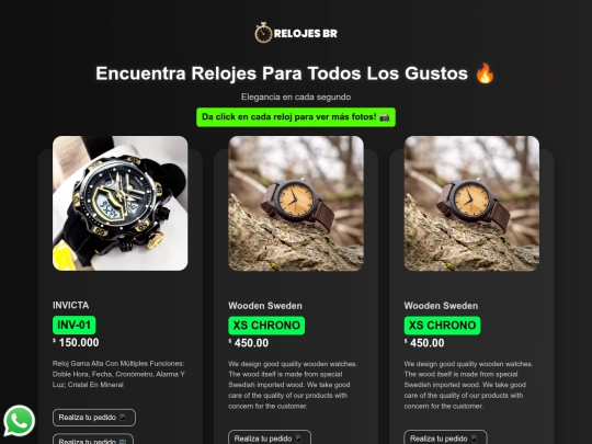 relojes screenshot