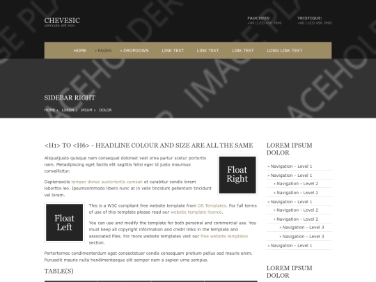 pages/sidebar-right screenshot