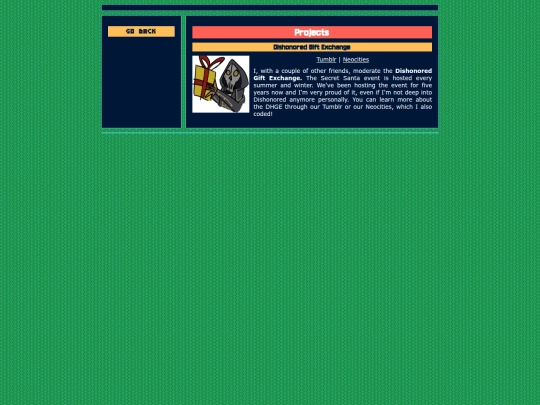 projects screenshot