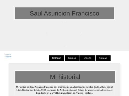 index screenshot