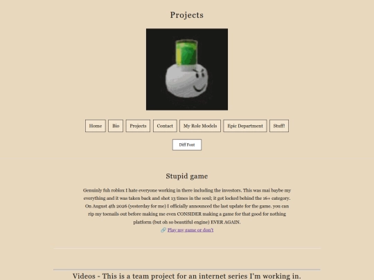 projects screenshot