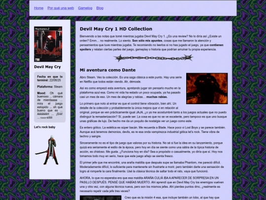 Gamelog/DevilMayCry screenshot