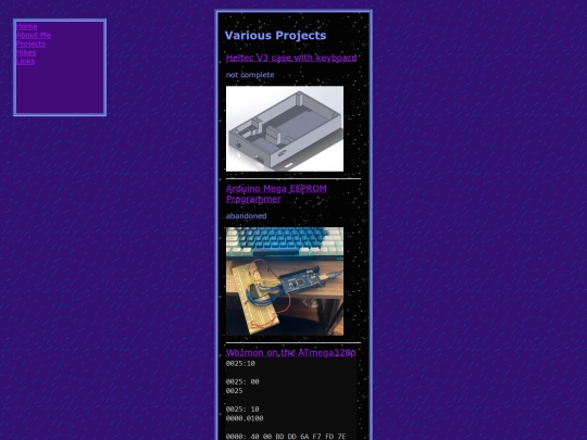 Projects screenshot