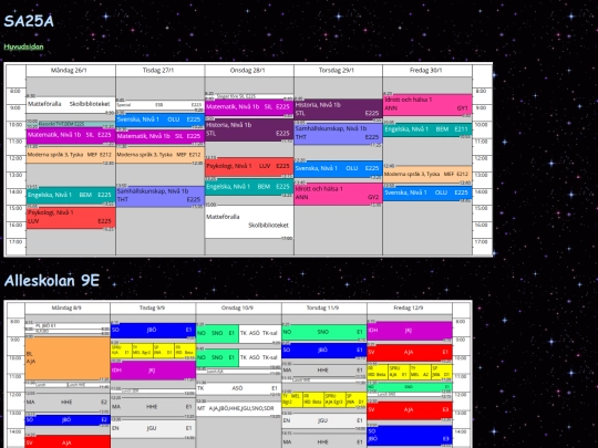 schema screenshot