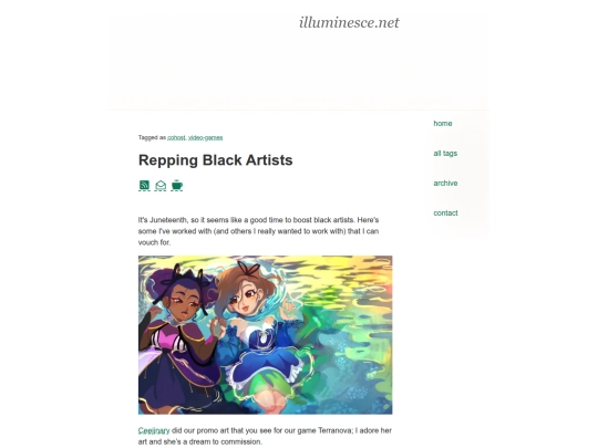blog/posts/2024-06-19-Black-Artists-Reccs screenshot