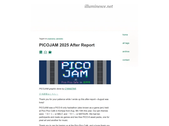 blog/posts/2025-09-08-PICOJAM-2025 screenshot