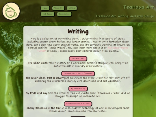 writing screenshot