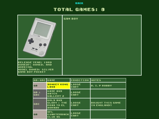collection/gb screenshot