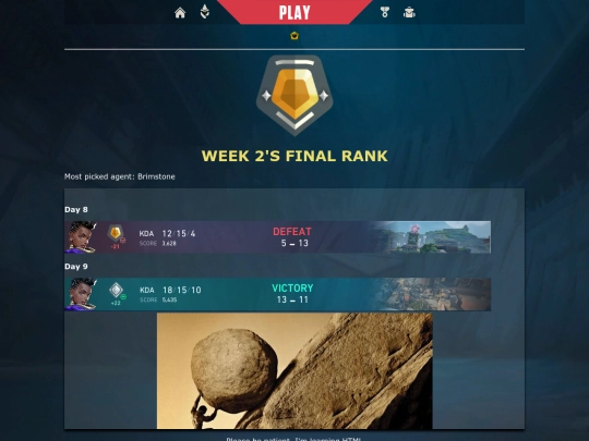 valorant/career/Nov-week2 screenshot