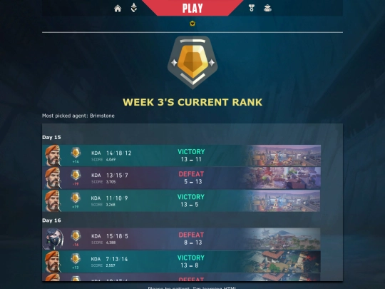 valorant/career/Nov-week3 screenshot