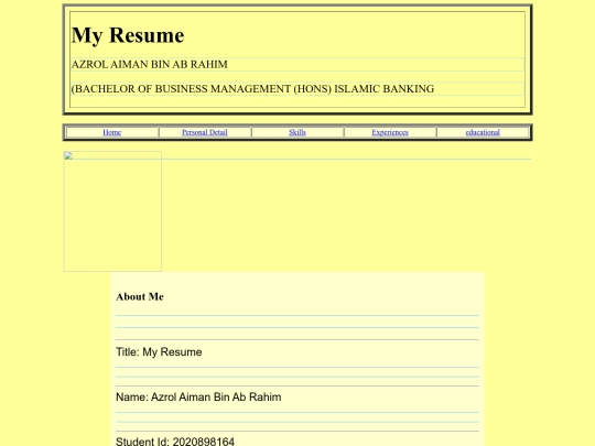 Azrol.html/about Me screenshot