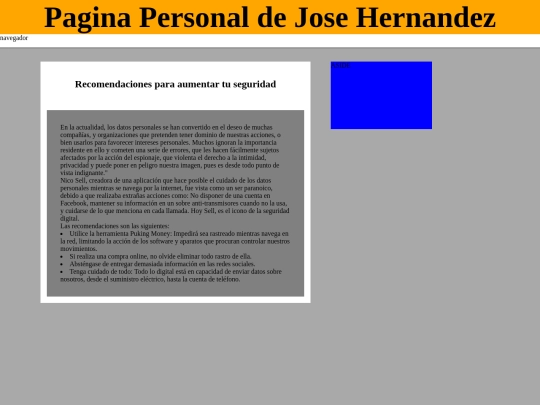 Mi Pagina Personal/entregaObligatoria mod 2 screenshot