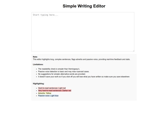 Write screenshot