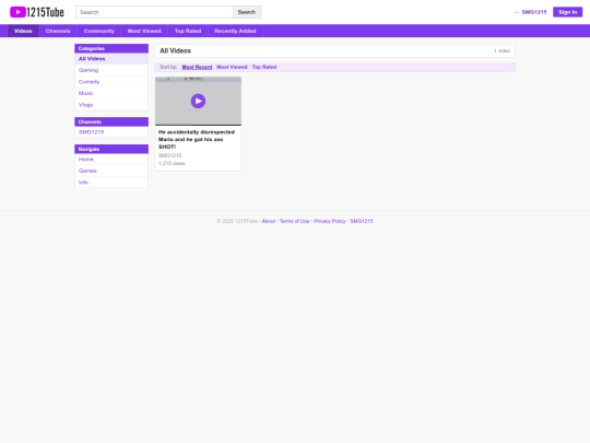 videos screenshot